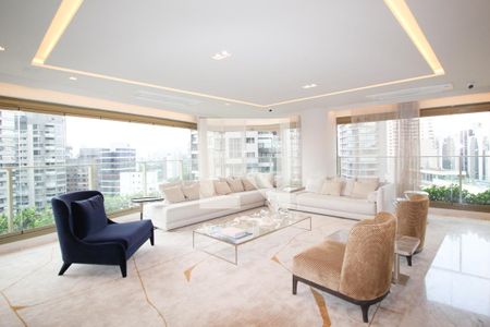 Sala de apartamento à venda com 3 quartos, 221m² em Indianópolis, São Paulo
