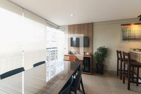 Varanda Gourmet  de apartamento à venda com 3 quartos, 99m² em Vila Gomes Cardim, São Paulo
