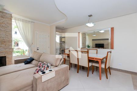 Sala de casa de condomínio à venda com 3 quartos, 124m² em Parque Assuncao, Taboão da Serra