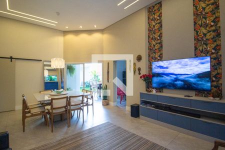 Sala  de casa de condomínio para alugar com 3 quartos, 170m² em Jardim Santa Catarina, Sorocaba