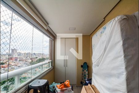 Varanda da Sala de apartamento à venda com 3 quartos, 146m² em Campestre, Santo André