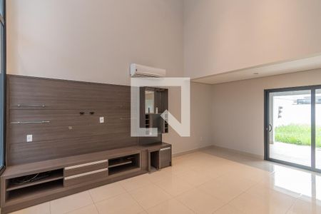 Sala de Estar/Jantar  de casa de condomínio para alugar com 3 quartos, 160m² em Residencial Real Park Sumaré, Sumaré