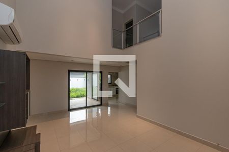 Sala de Estar/Jantar  de casa de condomínio para alugar com 3 quartos, 160m² em Residencial Real Park Sumaré, Sumaré