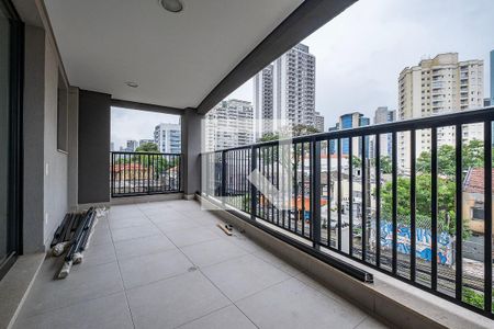 Sala/Cozinha - Varanda de apartamento para alugar com 2 quartos, 73m² em Pinheiros, São Paulo