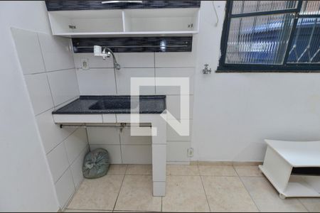 Cozinha e Área de Serviço de kitnet/studio para alugar com 1 quarto, 20m² em Riachuelo, Rio de Janeiro