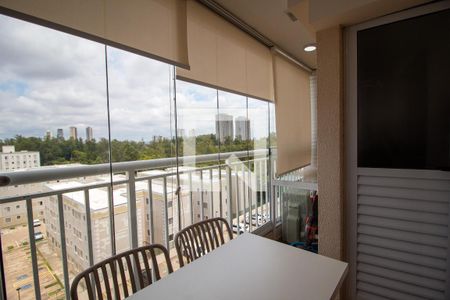 Varanda da Sala  de apartamento para alugar com 2 quartos, 66m² em Aparecidinha, Sorocaba