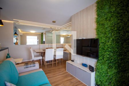 Sala  de apartamento para alugar com 2 quartos, 66m² em Aparecidinha, Sorocaba