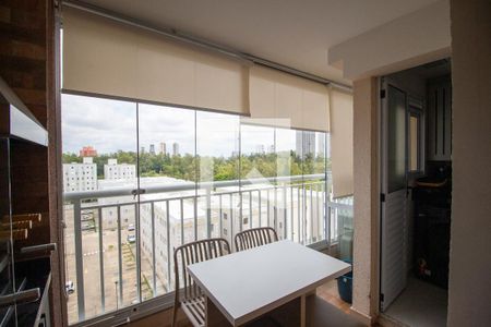 Varanda da Sala  de apartamento para alugar com 2 quartos, 66m² em Aparecidinha, Sorocaba