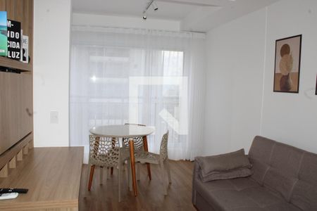 Sala de kitnet/studio para alugar com 1 quarto, 32m² em Paraíso, São Paulo