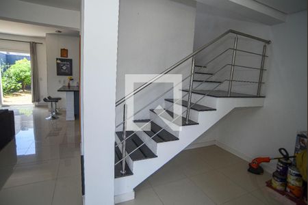 Sala de casa de condomínio para alugar com 3 quartos, 181m² em Mário Quintana, Viamão