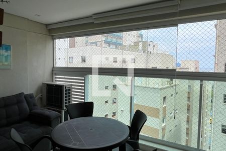 Varanda da Sala de apartamento para alugar com 2 quartos, 66m² em José Menino, Santos
