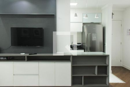 Sala de apartamento para alugar com 2 quartos, 66m² em José Menino, Santos