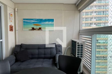 Varanda da Sala de apartamento para alugar com 2 quartos, 66m² em José Menino, Santos