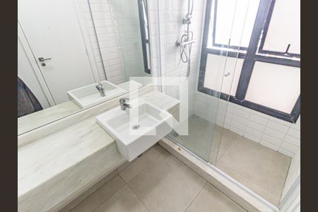 Banheiro da Suíte de apartamento para alugar com 1 quarto, 70m² em Vila Regente Feijó, São Paulo