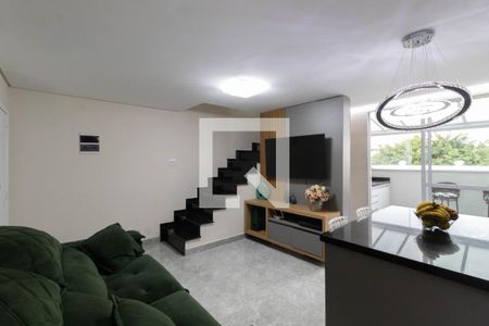 Sala e Cozinha de apartamento à venda com 2 quartos, 65m² em Jardim Belem, São Paulo