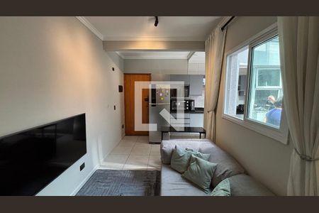 Sala  de apartamento para alugar com 2 quartos, 42m² em Jardim Cristiane, Santo André