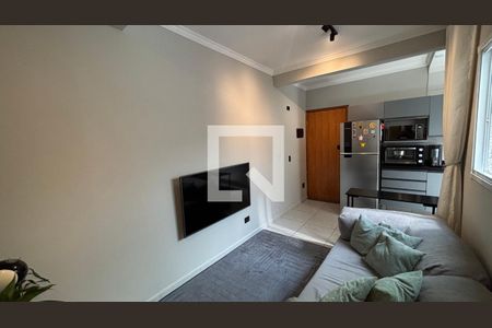 Sala  de apartamento para alugar com 2 quartos, 42m² em Jardim Cristiane, Santo André