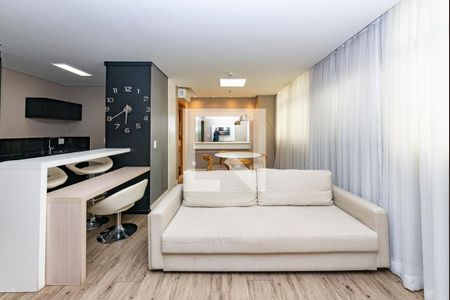 Sala de apartamento à venda com 1 quarto, 51m² em Coracao de Jesus, Belo Horizonte