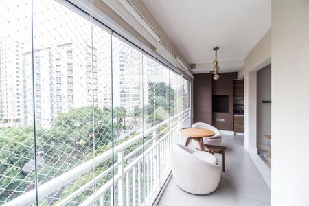 Varanda gourmet de apartamento para alugar com 2 quartos, 98m² em Alphaville, Santana de Parnaíba