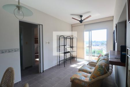 Sala de apartamento para alugar com 2 quartos, 63m² em Balneario Cidade Atlantica, Guarujá