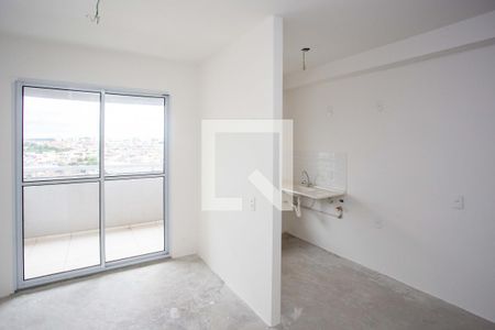 Sala de apartamento para alugar com 2 quartos, 45m² em Canhema, Diadema
