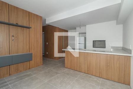 Sala / Cozinha de apartamento para alugar com 1 quarto, 44m² em Petrópolis, Porto Alegre