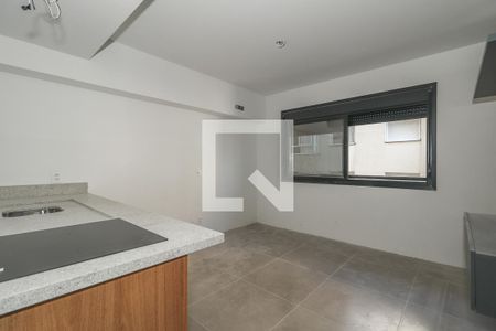 Sala / Cozinha de apartamento para alugar com 1 quarto, 44m² em Petrópolis, Porto Alegre