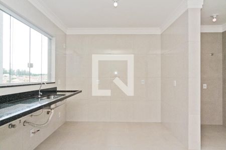 Sala e cozinha de apartamento à venda com 2 quartos, 52m² em Vila Mangalot, São Paulo
