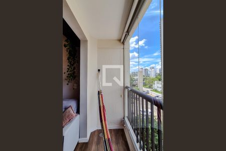 Varanda da Sala de apartamento para alugar com 2 quartos, 49m² em Vila Anastácio, São Paulo
