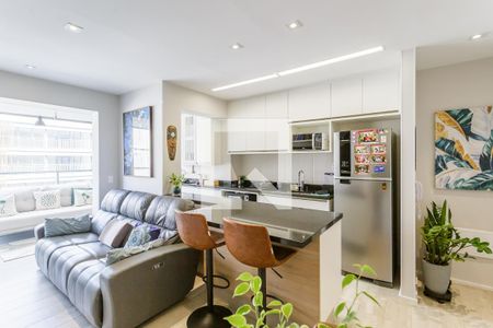 Sala de apartamento à venda com 2 quartos, 64m² em Indianópolis, São Paulo