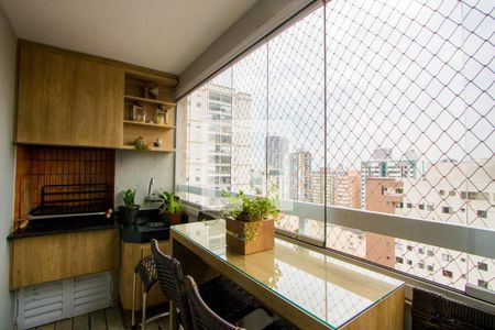 Varanda da Sala de apartamento à venda com 3 quartos, 108m² em Campestre, Santo André