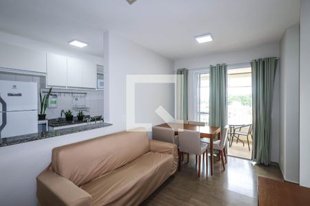 Sala de apartamento à venda com 2 quartos, 56m² em Vila Caraguata, São Paulo