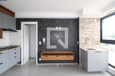 Sala / Cozinha de kitnet/studio para alugar com 1 quarto, 27m² em Jardim São Paulo, São Paulo