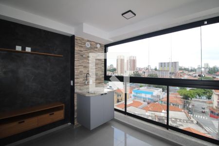 Sala / Cozinha de kitnet/studio para alugar com 1 quarto, 27m² em Jardim São Paulo, São Paulo