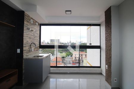 Sala / Cozinha de kitnet/studio para alugar com 1 quarto, 27m² em Jardim São Paulo, São Paulo