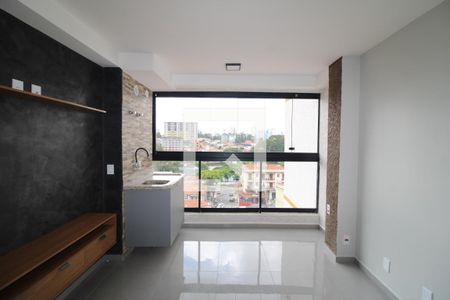 Sala / Cozinha de kitnet/studio para alugar com 1 quarto, 27m² em Jardim São Paulo, São Paulo