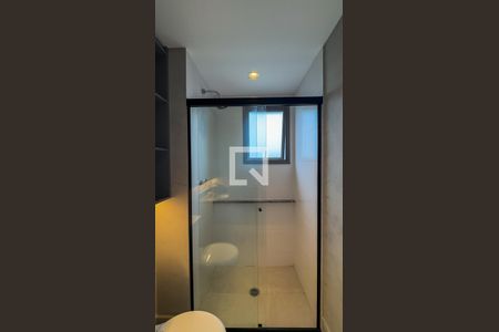 Banheiro da Suíte de apartamento à venda com 1 quarto, 45m² em Santo Amaro, São Paulo