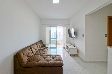 Sala de apartamento para alugar com 1 quarto, 53m² em Vila Assuncao, Praia Grande