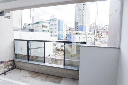Varanda da Sala de apartamento à venda com 2 quartos, 77m² em Gutierrez, Belo Horizonte