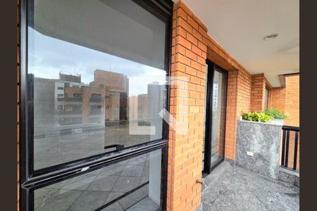 Varanda da Sala de apartamento para alugar com 4 quartos, 260m² em Indianópolis, São Paulo