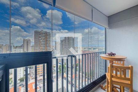 Varanda de kitnet/studio à venda com 1 quarto, 28m² em Paraíso, São Paulo