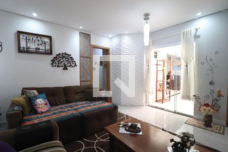 Sala de apartamento à venda com 3 quartos, 83m² em Vila Guiomar, Santo André