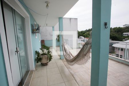 Varanda da Sala de casa de condomínio à venda com 3 quartos, 240m² em Taquara, Rio de Janeiro