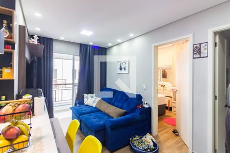 Sala  de apartamento à venda com 1 quarto, 37m² em Jaguaribe, Osasco