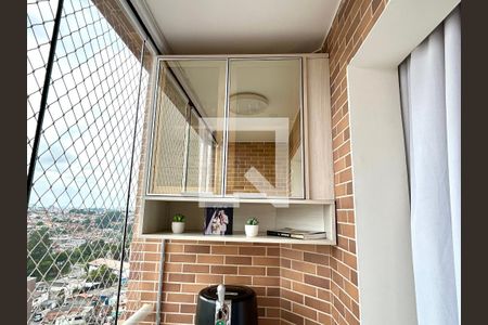 Varanda da Sala de apartamento para alugar com 2 quartos, 59m² em Picanço, Guarulhos