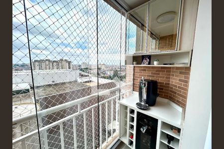 Varanda da Sala de apartamento para alugar com 2 quartos, 59m² em Picanço, Guarulhos