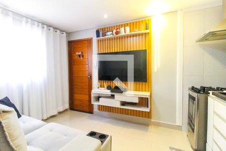 Sala/Cozinha de apartamento para alugar com 2 quartos, 43m² em Guaianases, São Paulo