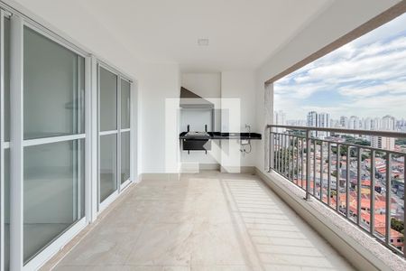 Sala - Varanda Gourmet de apartamento à venda com 3 quartos, 83m² em Vila Dom Pedro I, São Paulo