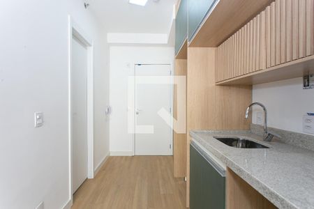 Cozinha de kitnet/studio para alugar com 1 quarto, 23m² em Tatuapé, São Paulo