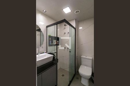 Banheiro de apartamento à venda com 1 quarto, 27m² em Perdizes, São Paulo